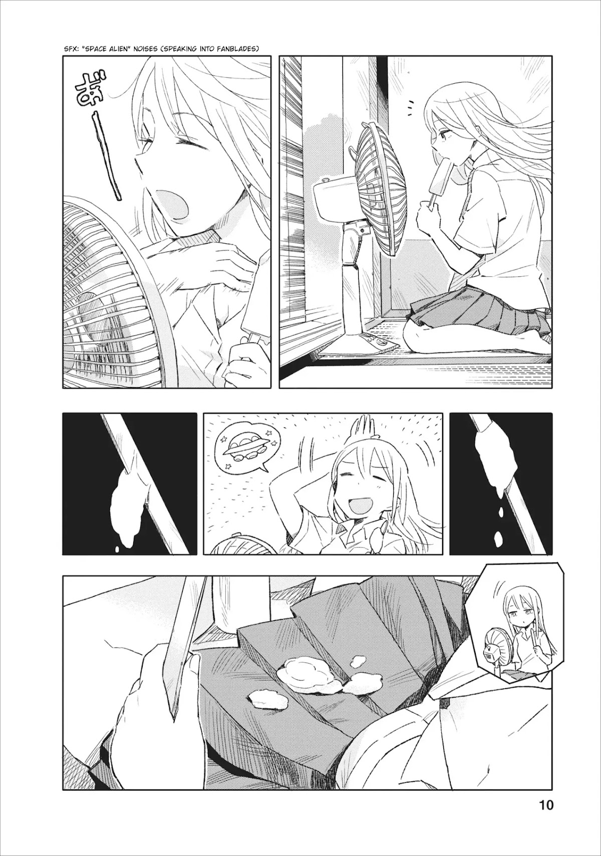 Joshi Kausei Chapter 2 page 10 - Chapter 2: The High School Girl and the Electric Fan