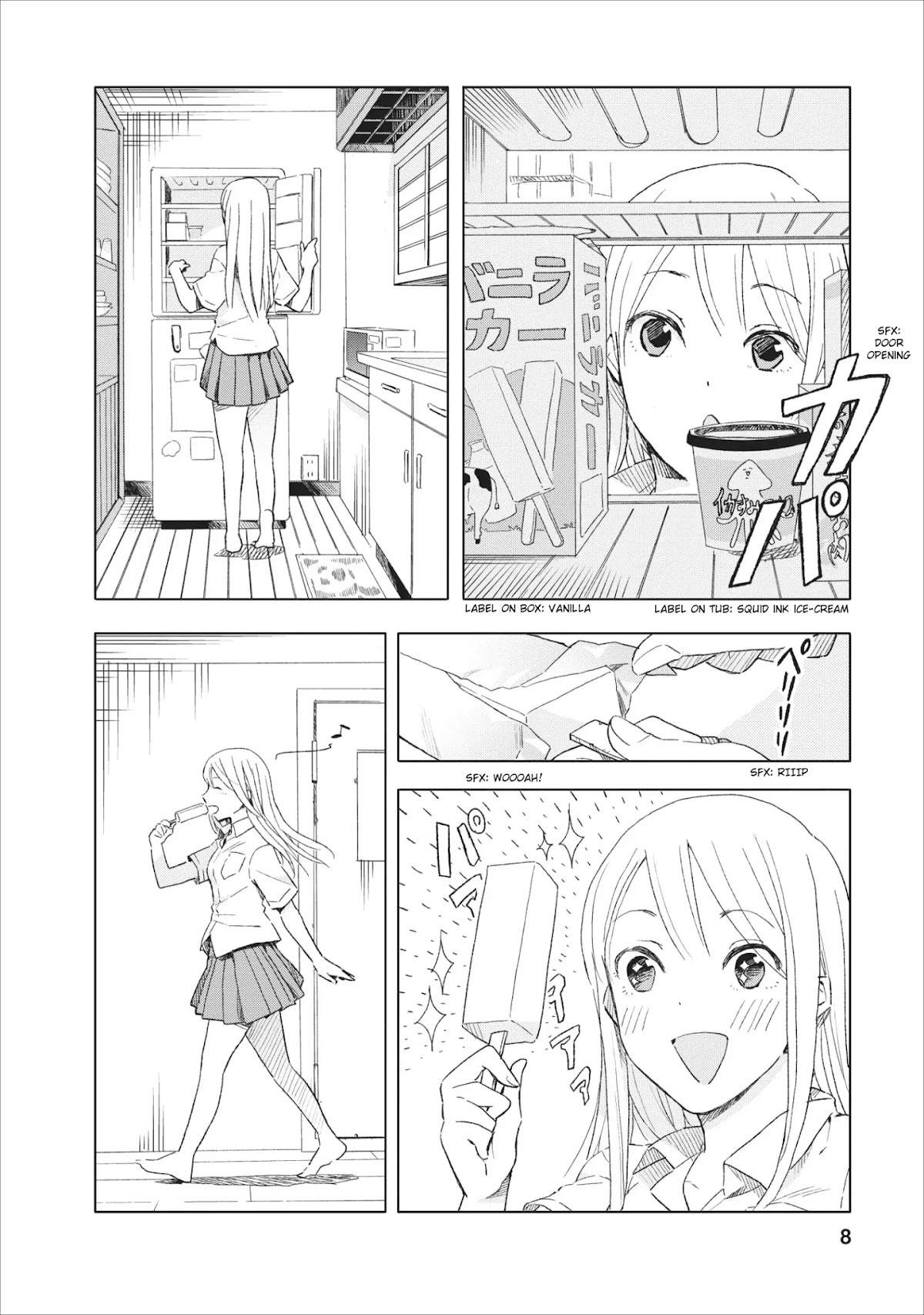 Joshi Kausei Chapter 2 page 8 - Chapter 2: The High School Girl and the Electric Fan