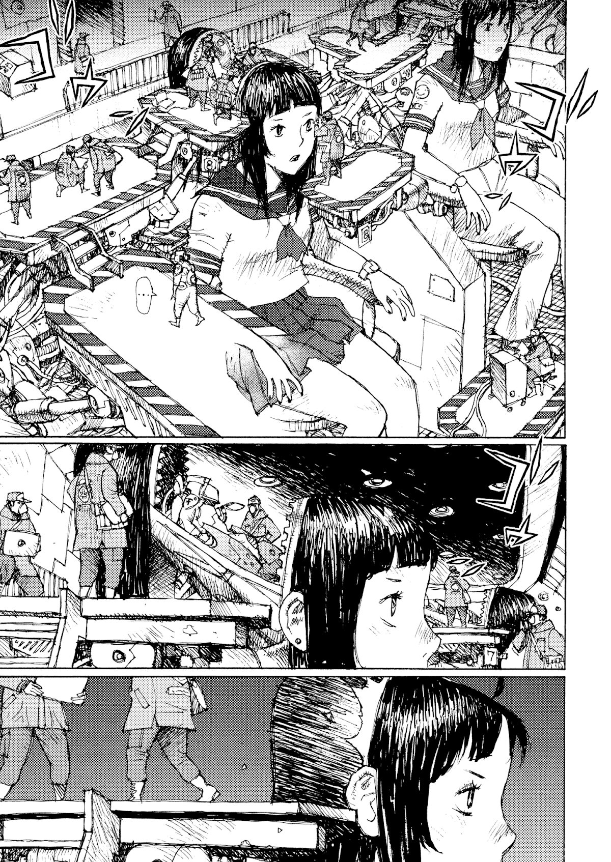 Joshi Kouhei Chapter 28 page 11 - Chapter 28: Dimensional Floating Battleship 01