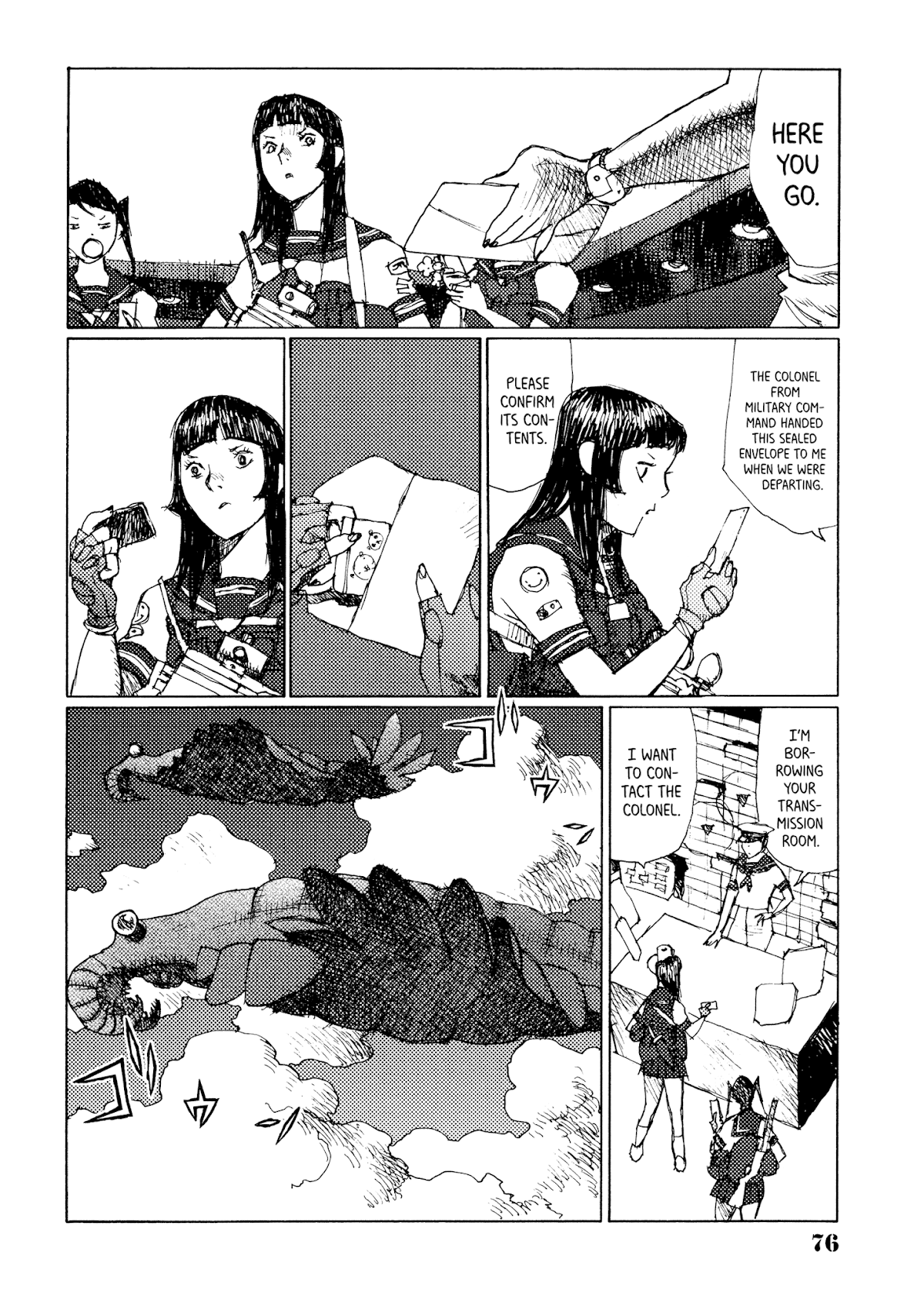 Joshi Kouhei Chapter 28 page 15 - Chapter 28: Dimensional Floating Battleship 01