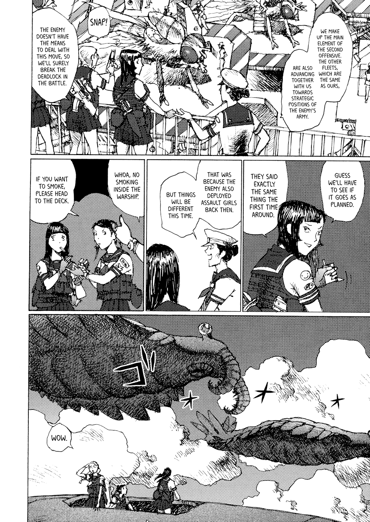 Joshi Kouhei Chapter 28 page 23 - Chapter 28: Dimensional Floating Battleship 01