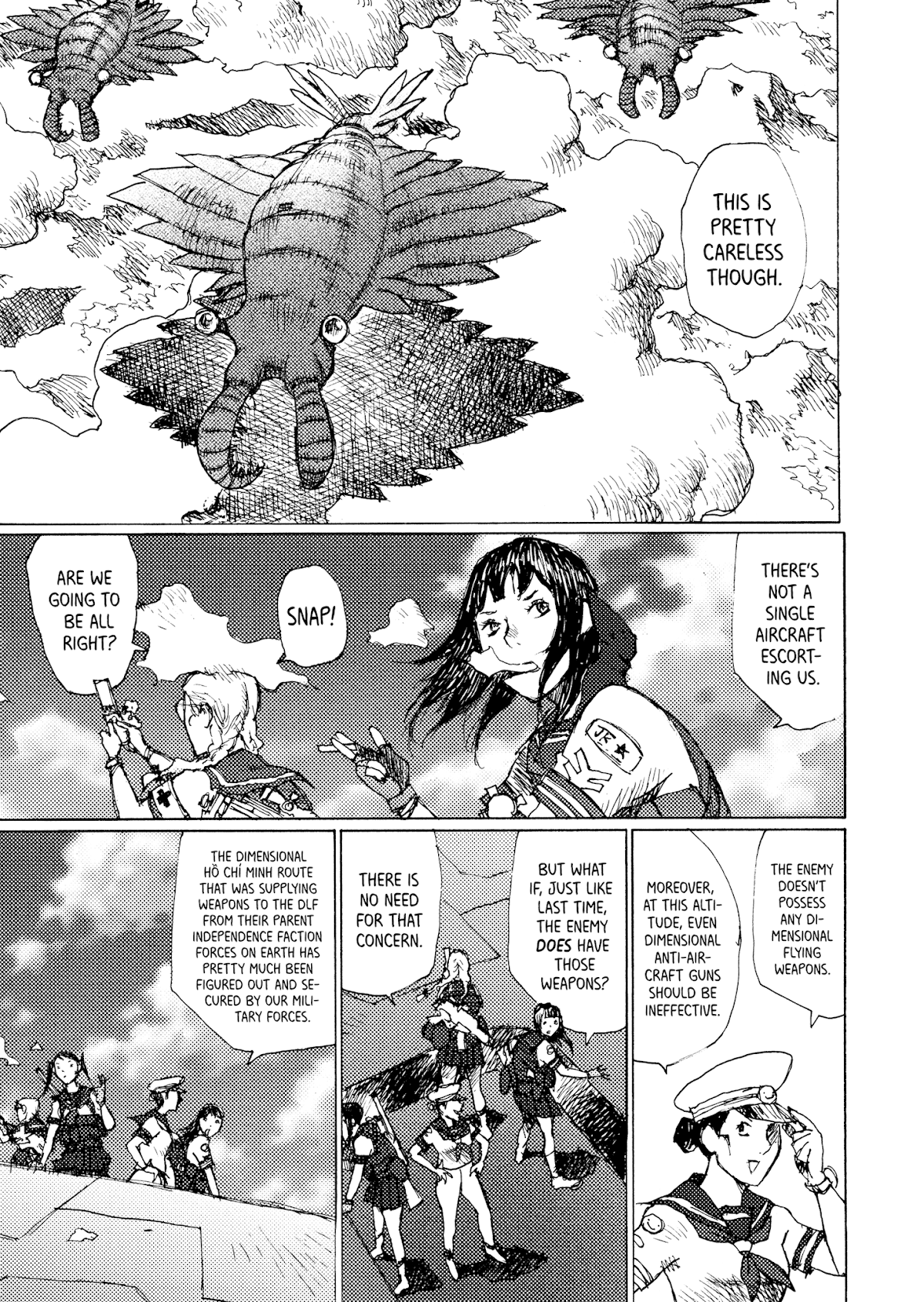 Joshi Kouhei Chapter 28 page 24 - Chapter 28: Dimensional Floating Battleship 01