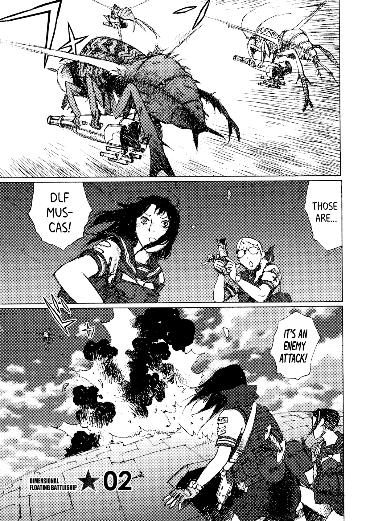 Joshi Kouhei Chapter 29 page 1 - Chapter 29: Dimensional Floating Battleship 02