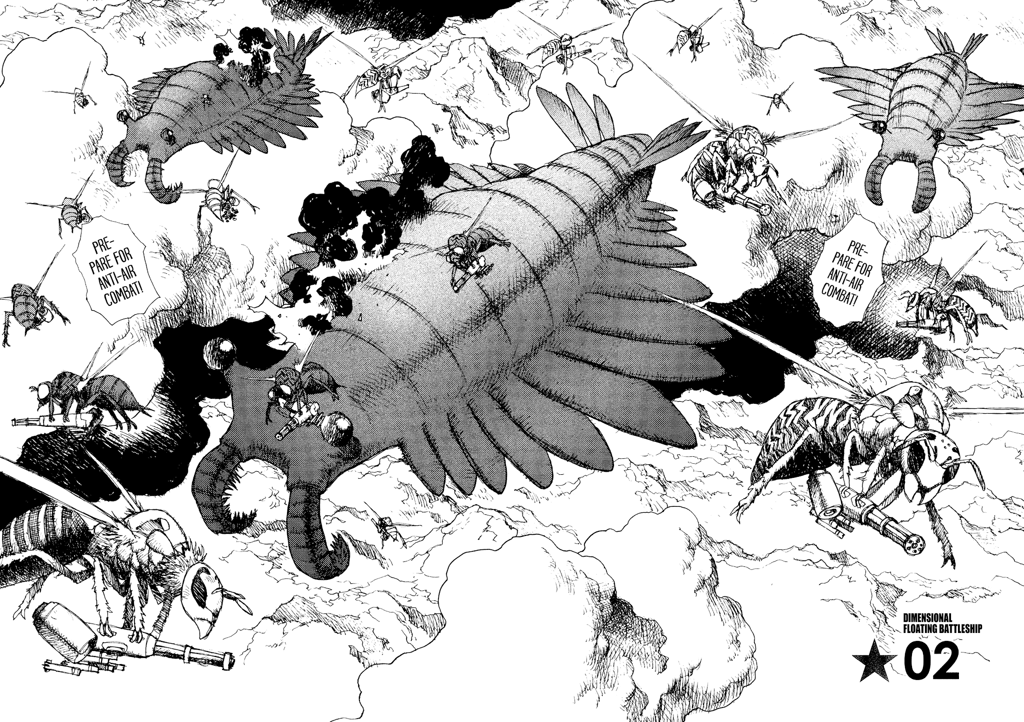 Joshi Kouhei Chapter 29 page 2 - Chapter 29: Dimensional Floating Battleship 02