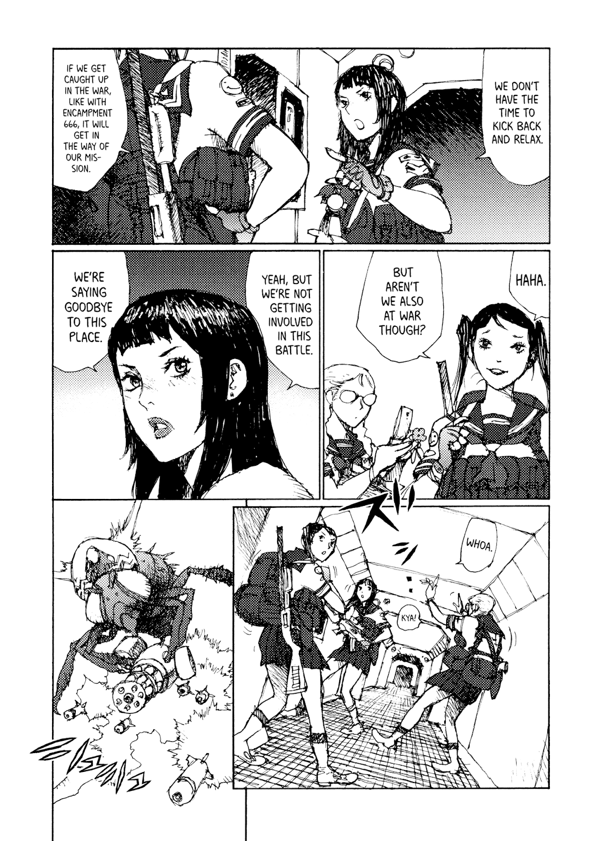 Joshi Kouhei Chapter 29 page 4 - Chapter 29: Dimensional Floating Battleship 02