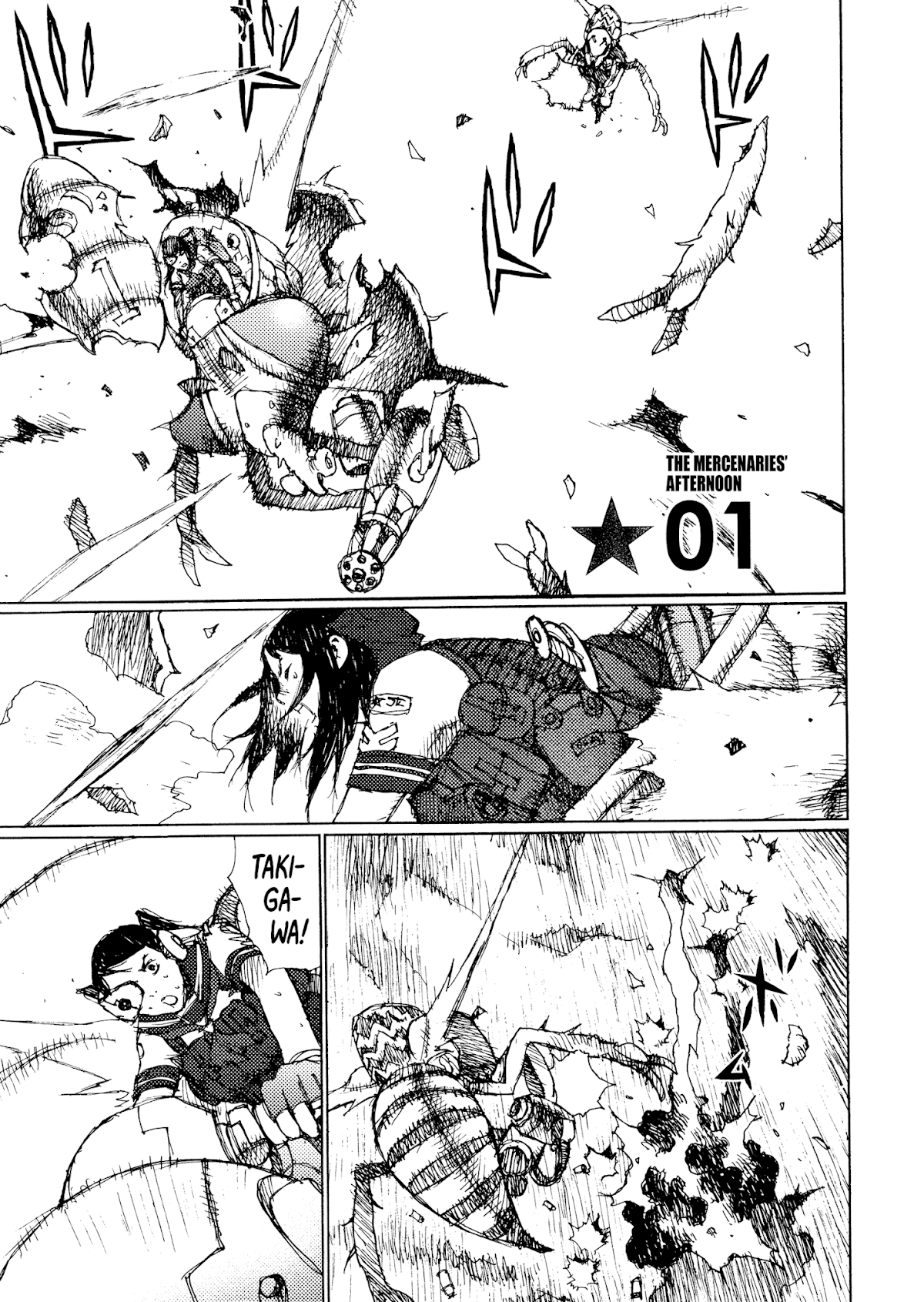 Joshi Kouhei Chapter 30 page 1 - Chapter 30: The Mercenaries' Afternoon 01