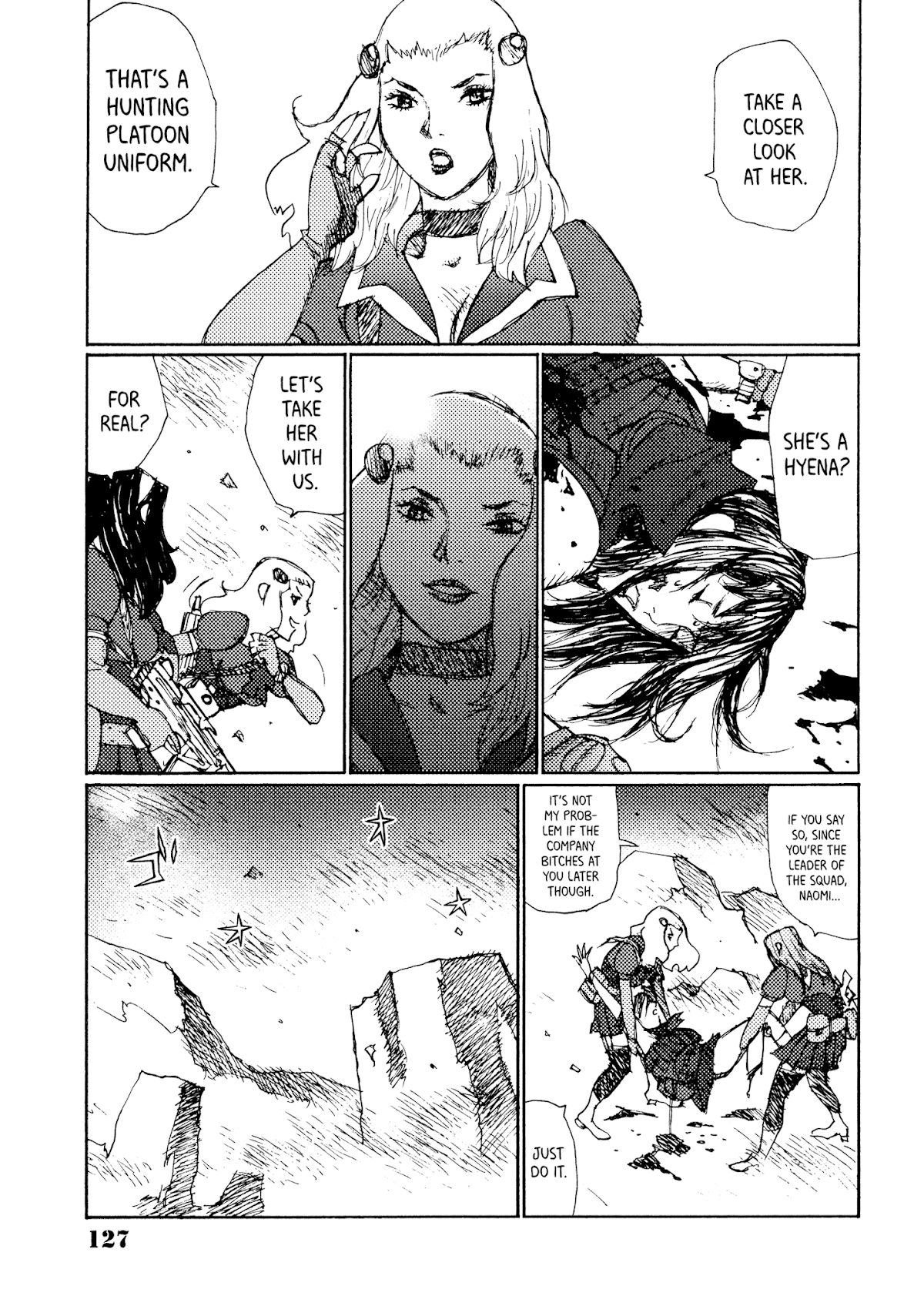 Joshi Kouhei Chapter 30 page 11 - Chapter 30: The Mercenaries' Afternoon 01