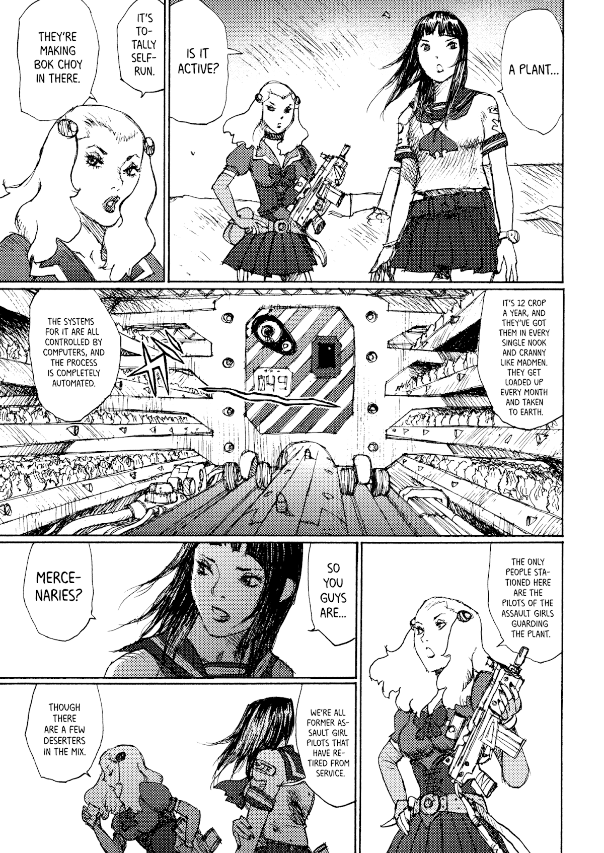 Joshi Kouhei Chapter 30 page 15 - Chapter 30: The Mercenaries' Afternoon 01