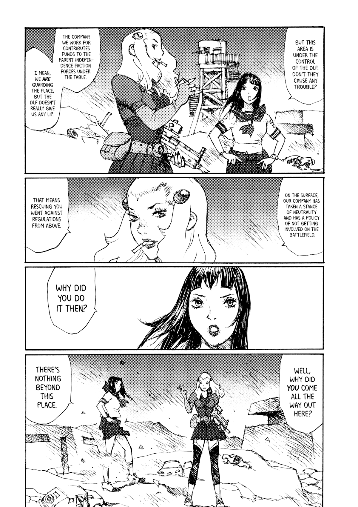 Joshi Kouhei Chapter 30 page 16 - Chapter 30: The Mercenaries' Afternoon 01
