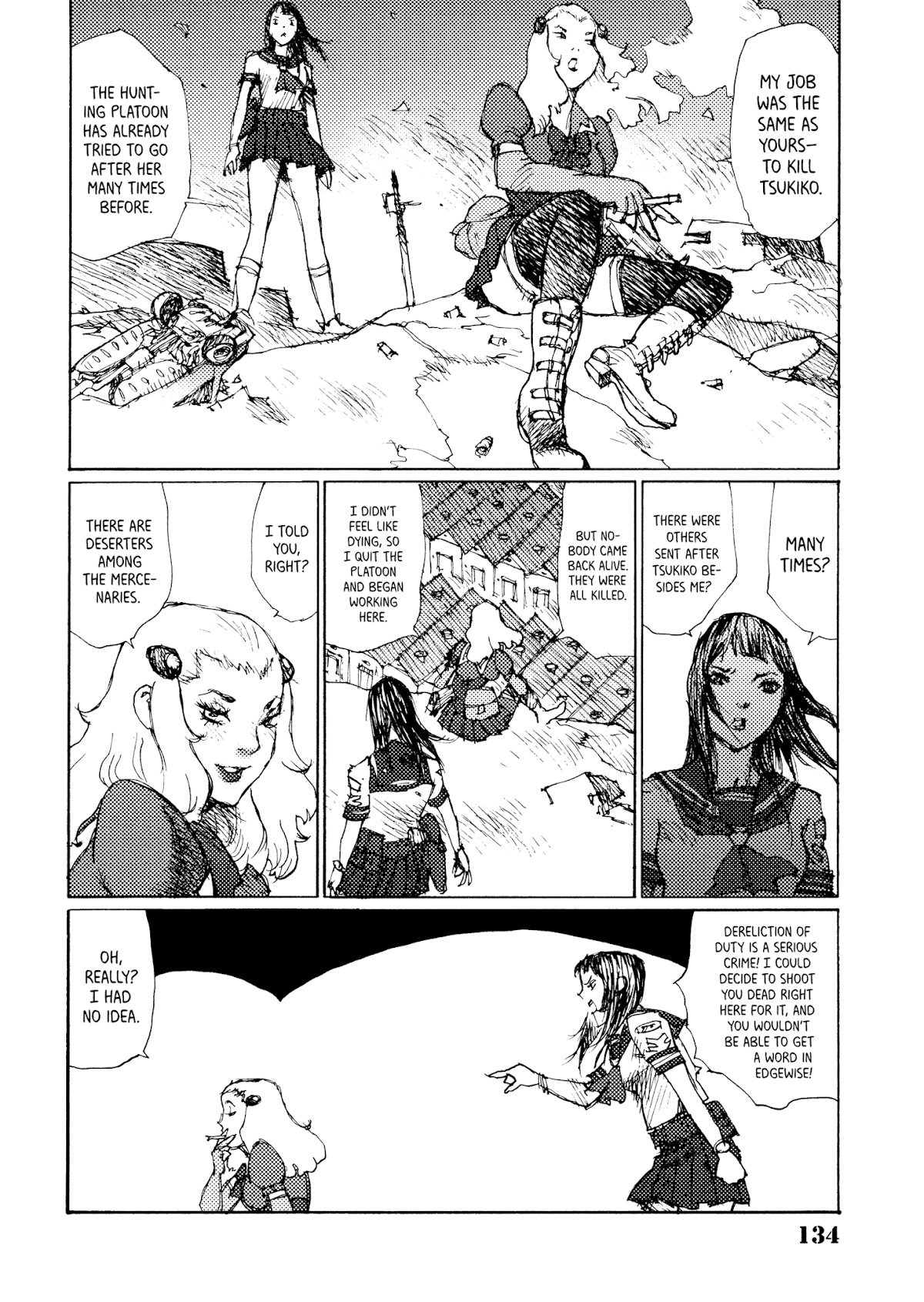 Joshi Kouhei Chapter 30 page 18 - Chapter 30: The Mercenaries' Afternoon 01