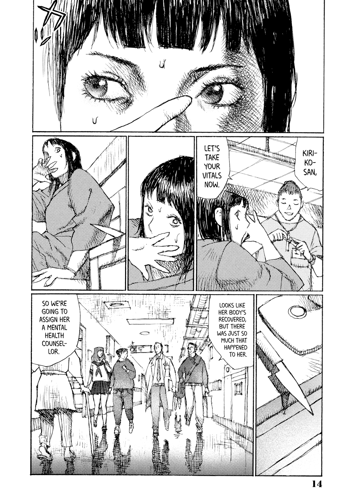 Joshi Kouhei Chapter 38 page 14 - Chapter 38: Kiriko 03
