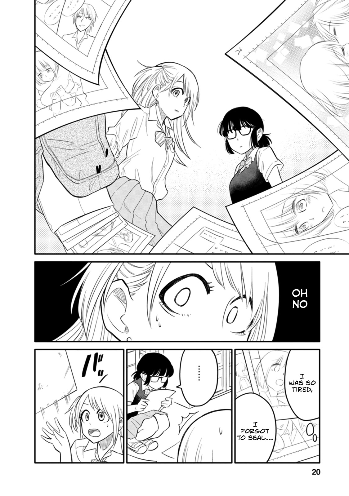 Joshi-man Chapter 1 page 17 - Chapter 1: Highschool Girls Draw Eromanga
