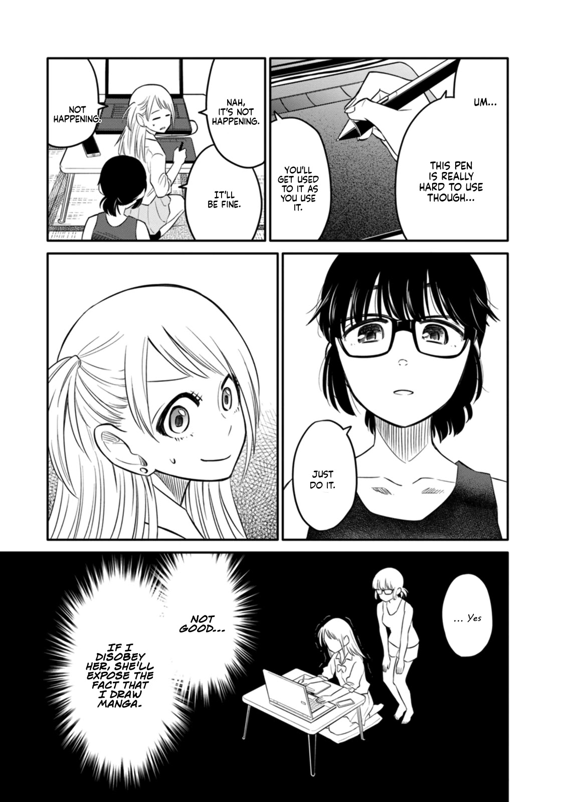 Joshi-man Chapter 1 page 28 - Chapter 1: Highschool Girls Draw Eromanga