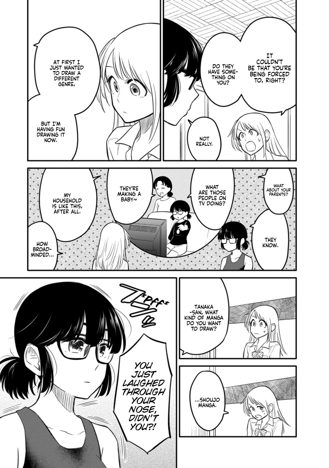 Joshi-man Chapter 1 page 35 - Chapter 1: Highschool Girls Draw Eromanga