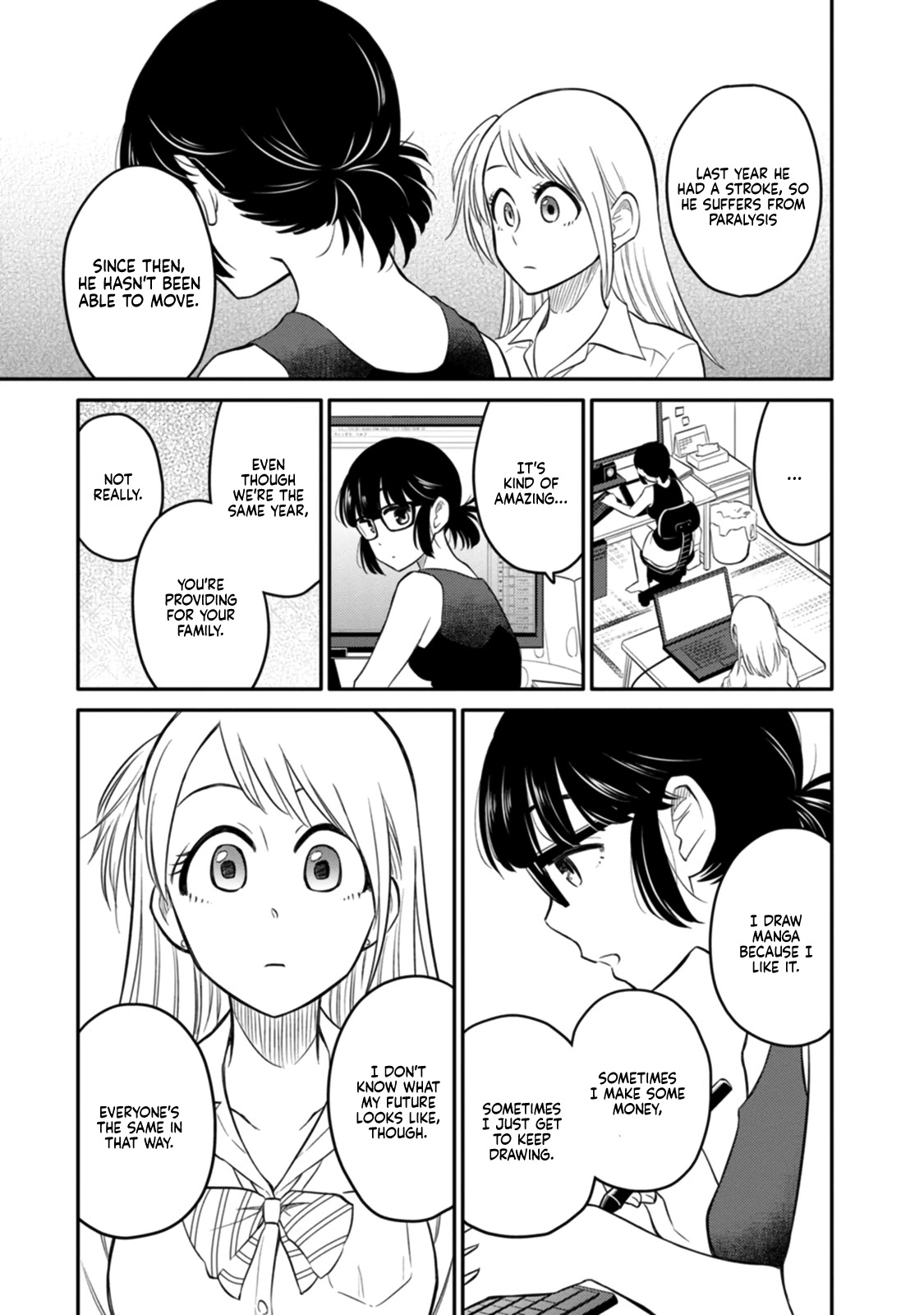 Joshi-man Chapter 1 page 37 - Chapter 1: Highschool Girls Draw Eromanga