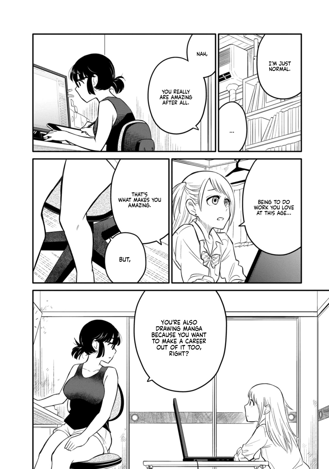 Joshi-man Chapter 1 page 38 - Chapter 1: Highschool Girls Draw Eromanga
