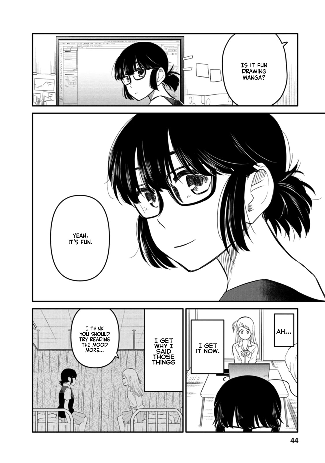 Joshi-man Chapter 1 page 40 - Chapter 1: Highschool Girls Draw Eromanga
