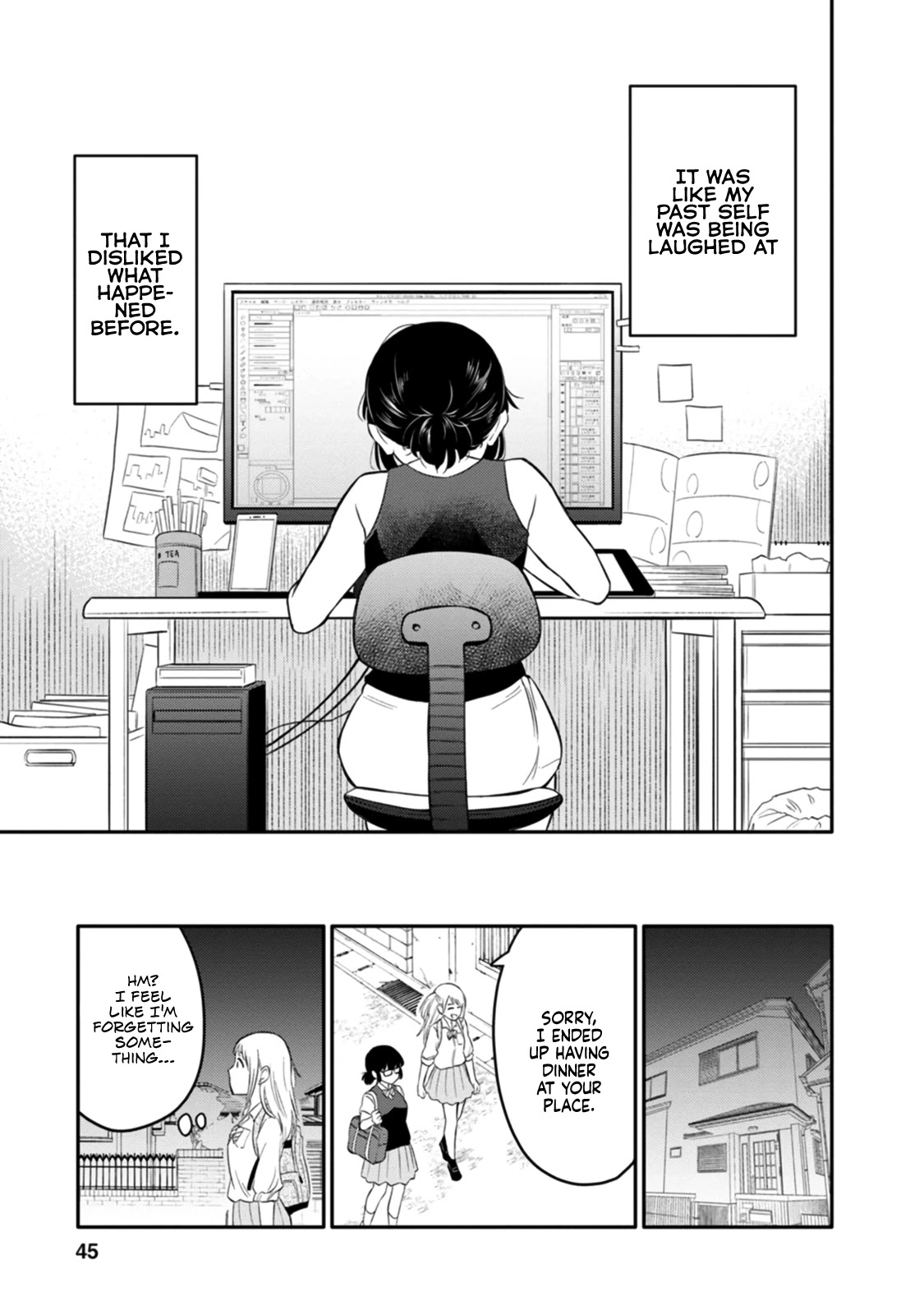 Joshi-man Chapter 1 page 41 - Chapter 1: Highschool Girls Draw Eromanga