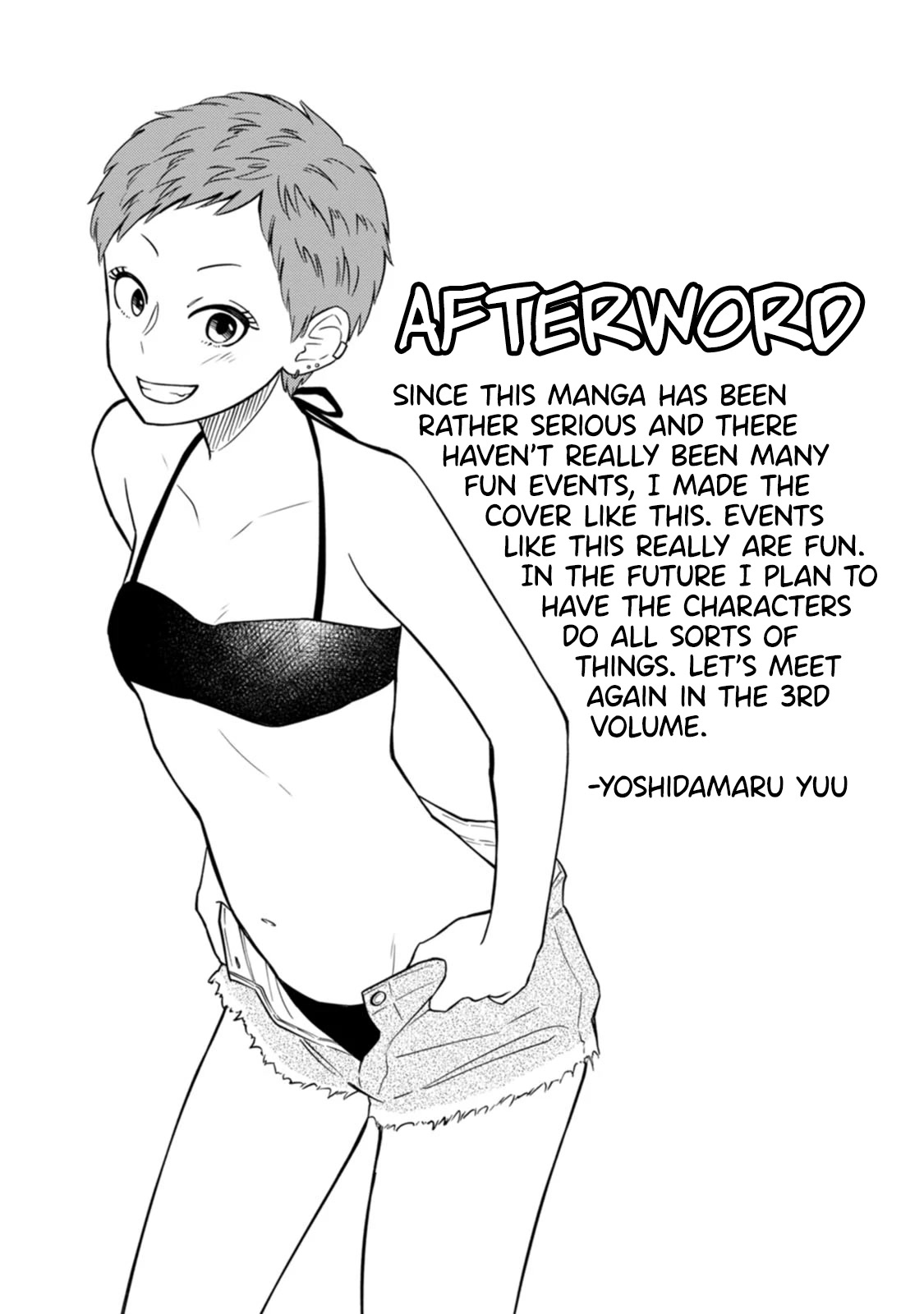 Joshi-man Chapter 10.1 page 1 - Chapter 10.1: Afterword + Extras