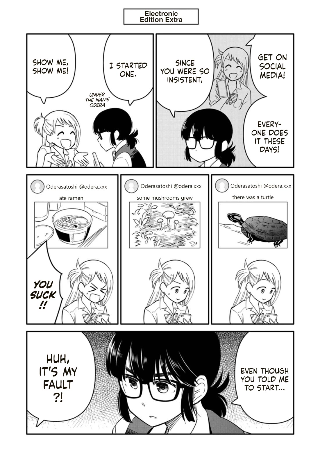 Joshi-man Chapter 10.2 page 1 - Chapter 10.2: Electronic Edition Extras