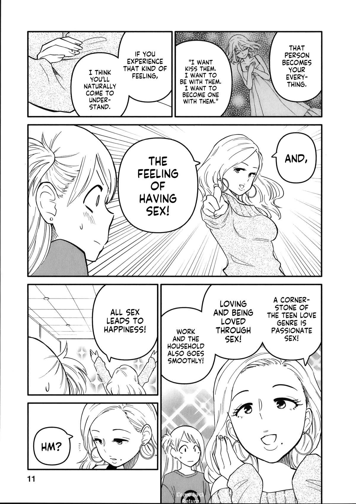 Joshi-man Chapter 11 page 11 - Chapter 11: A Highschool Girl Brings in Eromanga