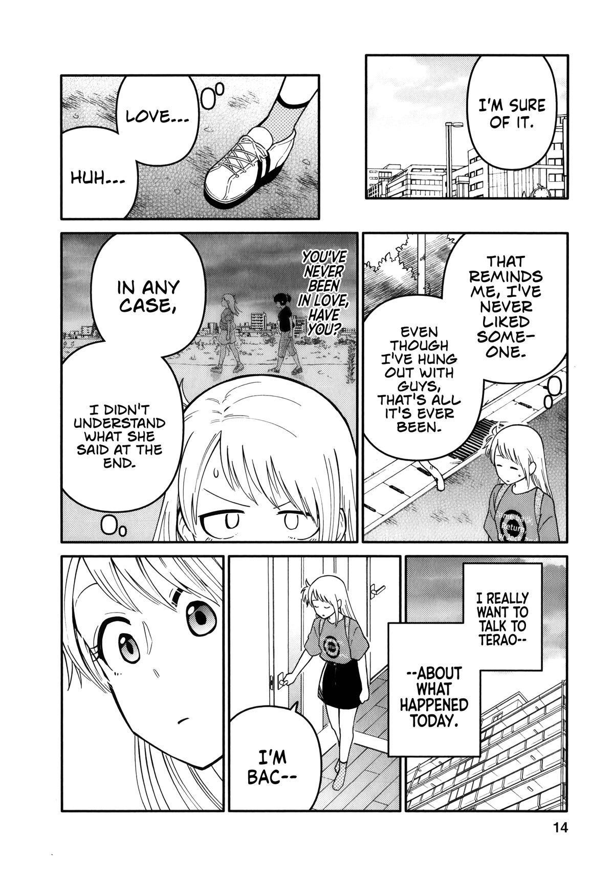Joshi-man Chapter 11 page 14 - Chapter 11: A Highschool Girl Brings in Eromanga