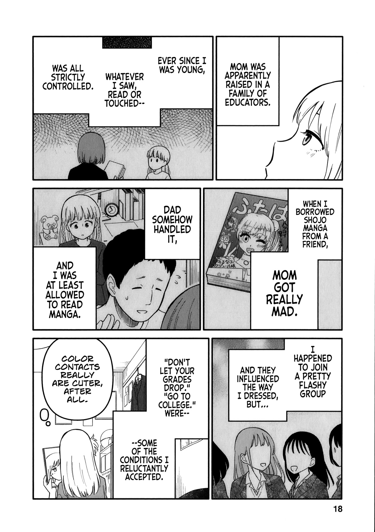 Joshi-man Chapter 11 page 18 - Chapter 11: A Highschool Girl Brings in Eromanga