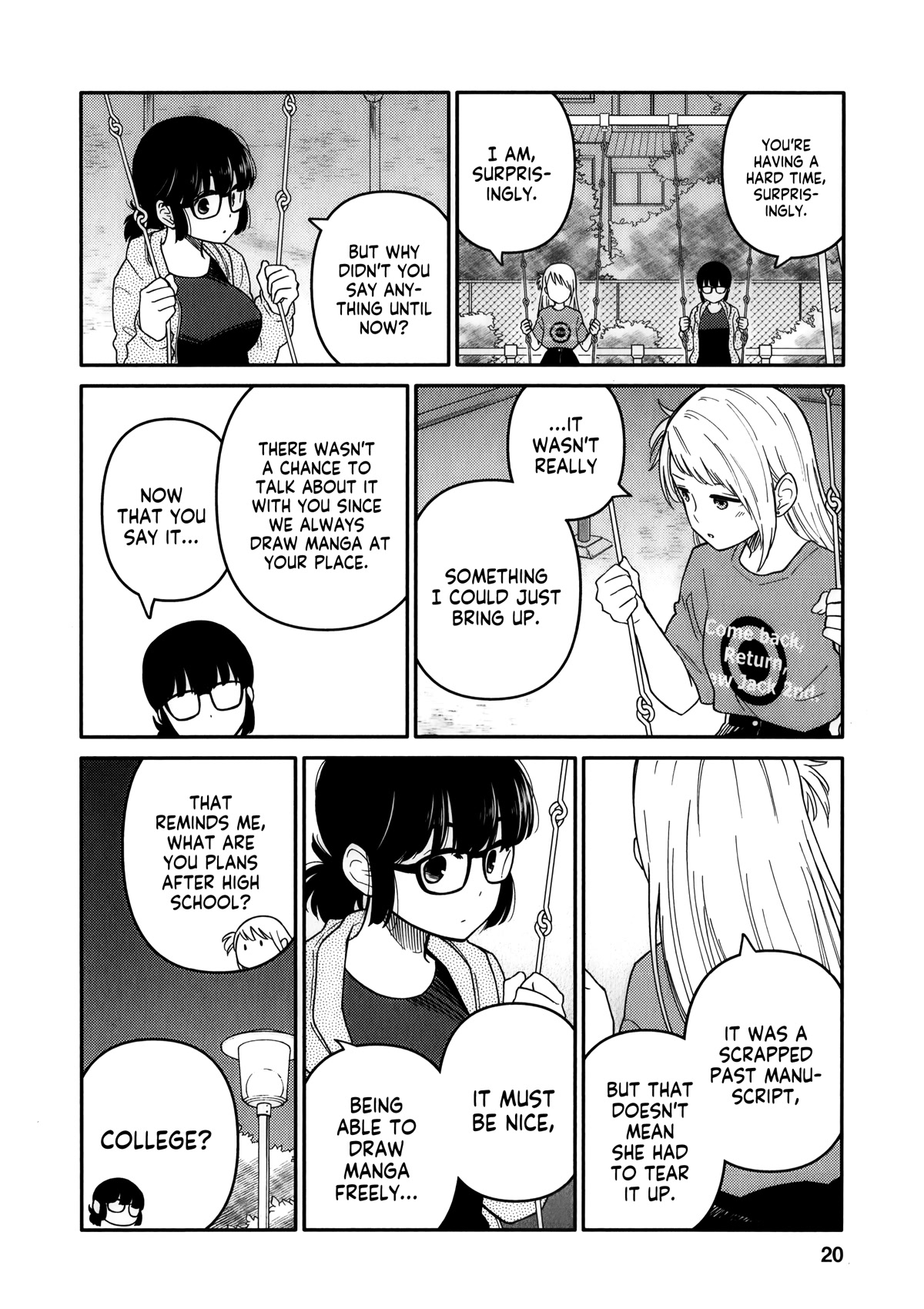 Joshi-man Chapter 11 page 20 - Chapter 11: A Highschool Girl Brings in Eromanga