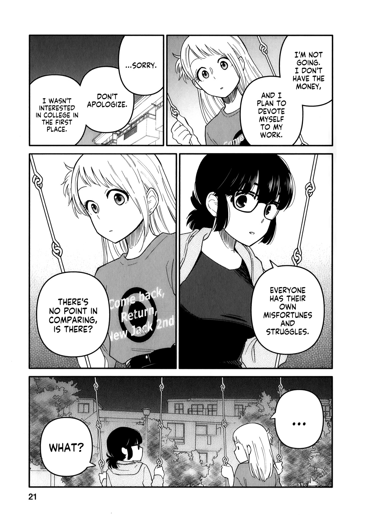 Joshi-man Chapter 11 page 21 - Chapter 11: A Highschool Girl Brings in Eromanga