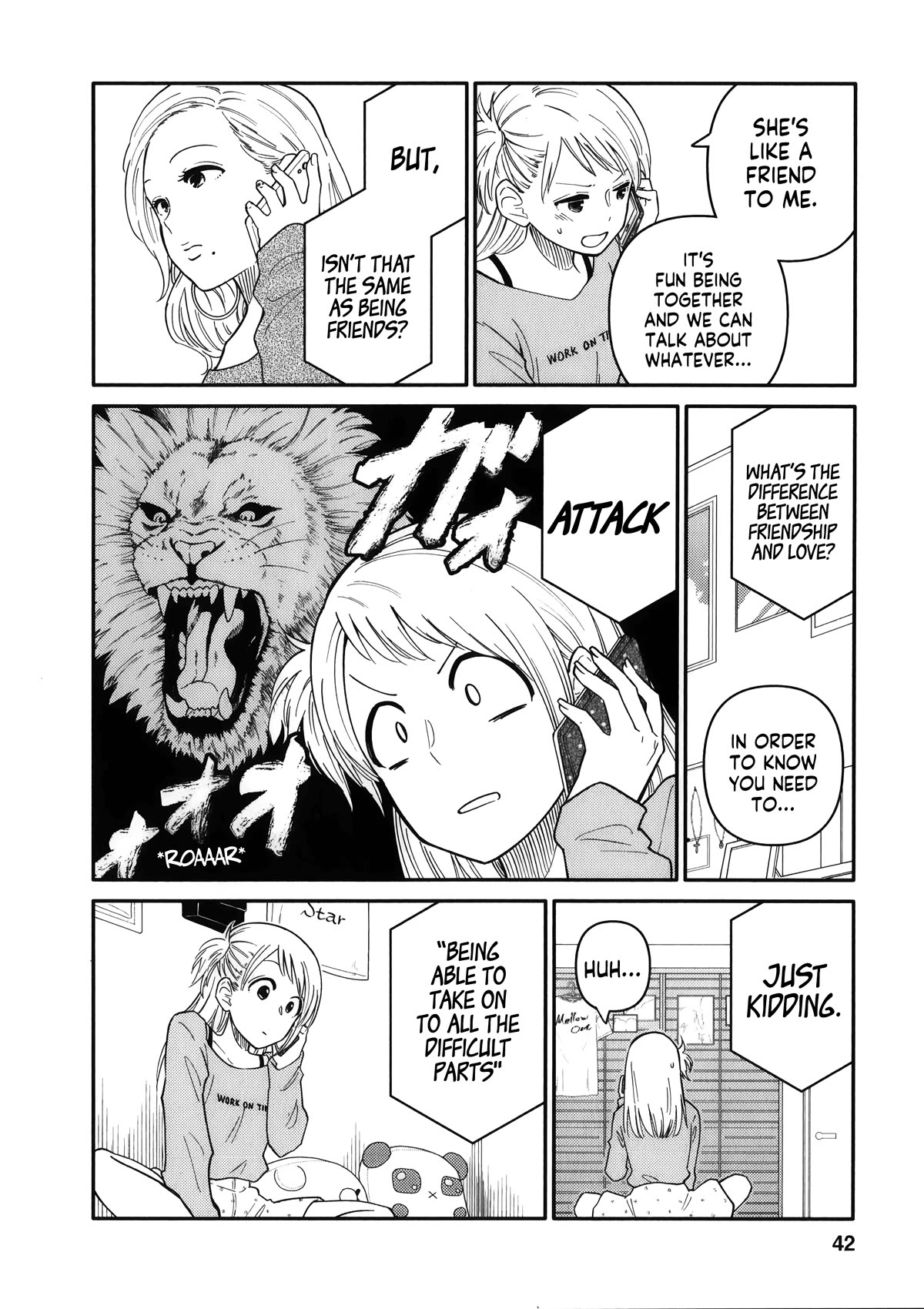 Joshi-man Chapter 12 page 10 - Chapter 12: A Highschool Girl is Excited by an Eromanga Artist.