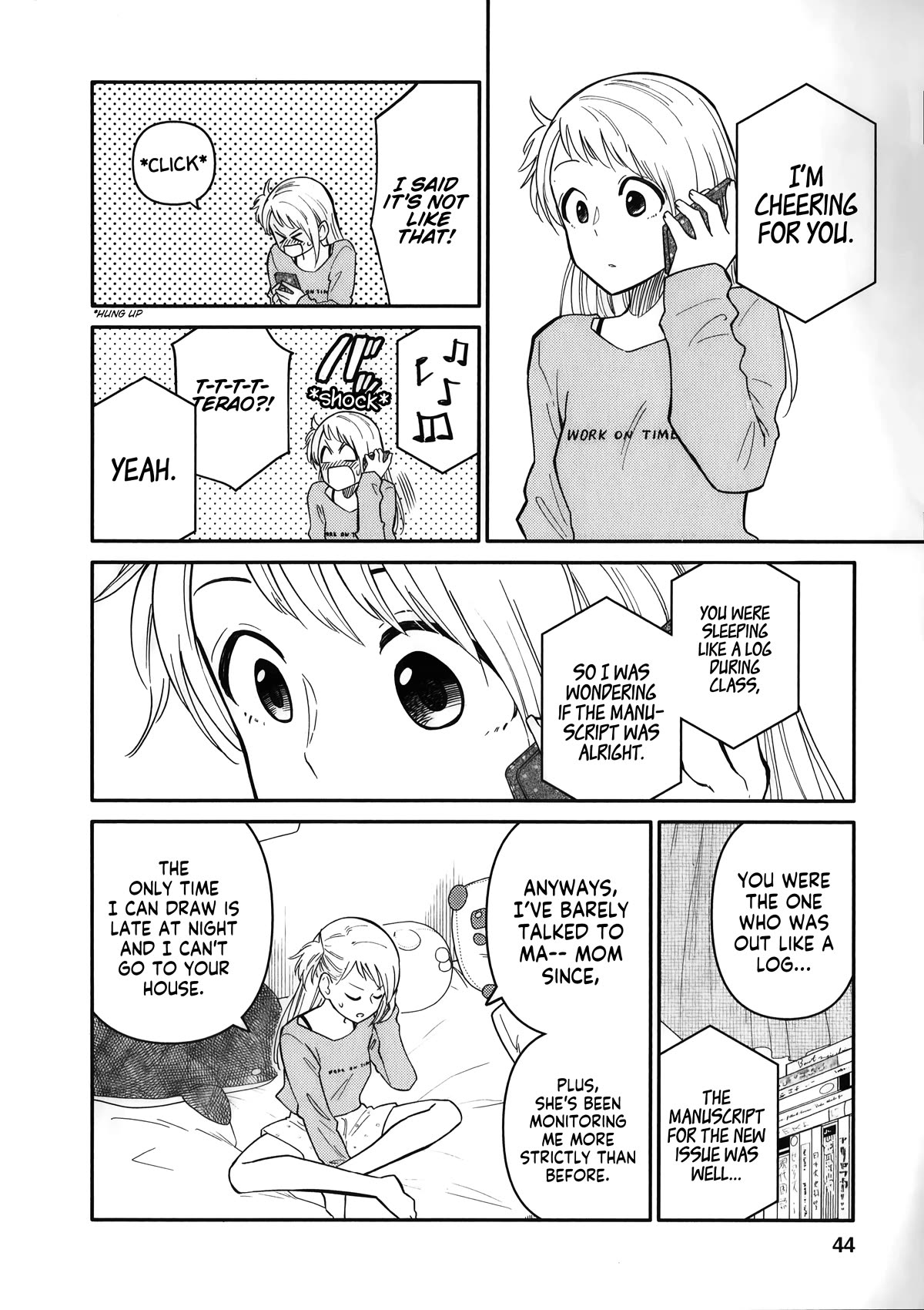 Joshi-man Chapter 12 page 12 - Chapter 12: A Highschool Girl is Excited by an Eromanga Artist.