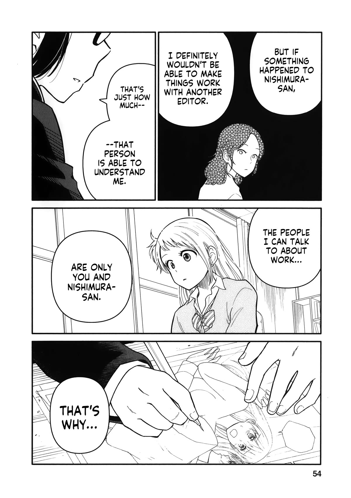 Joshi-man Chapter 12 page 22 - Chapter 12: A Highschool Girl is Excited by an Eromanga Artist.