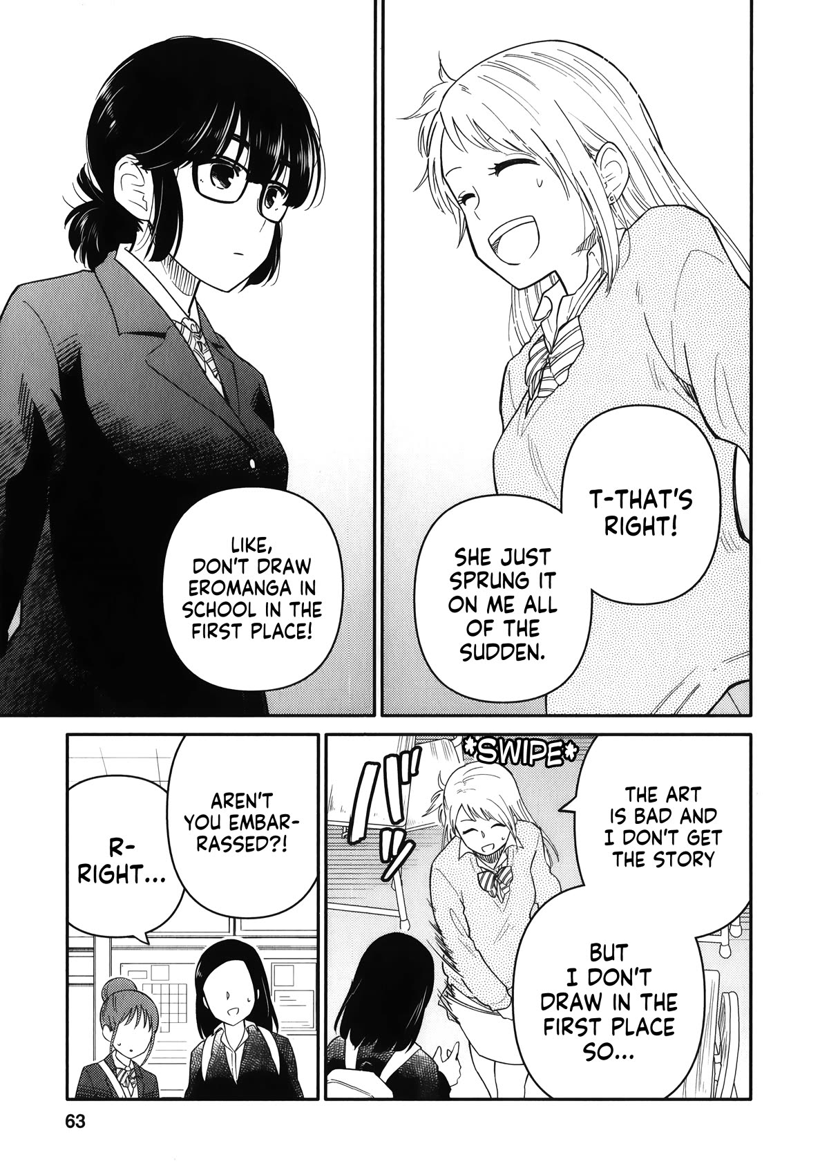 Joshi-man Chapter 12 page 30 - Chapter 12: A Highschool Girl is Excited by an Eromanga Artist.