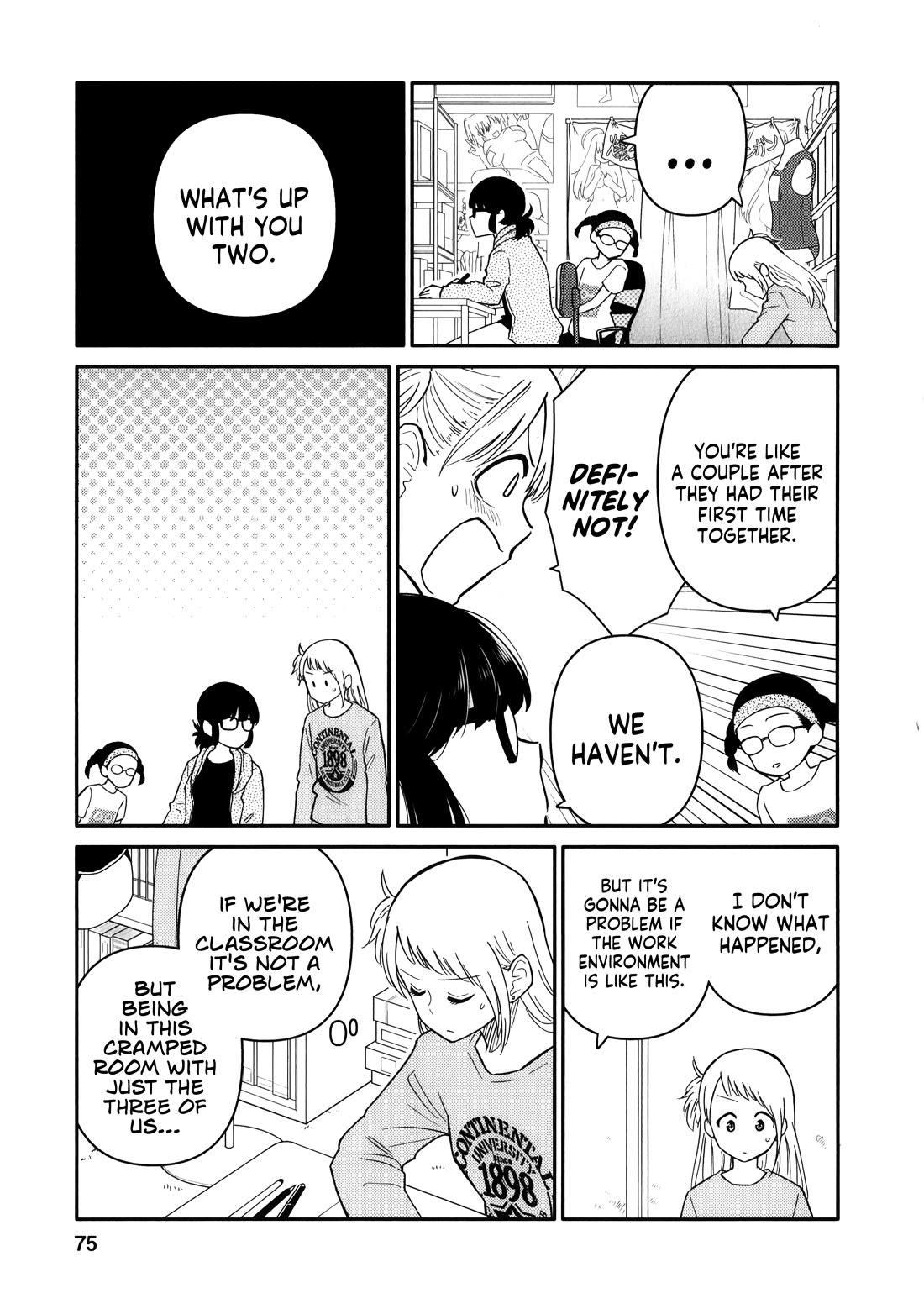 Joshi-man Chapter 13 page 11 - Chapter 13: A Highschool Girl Butts Heads With an Eromanga Artist.