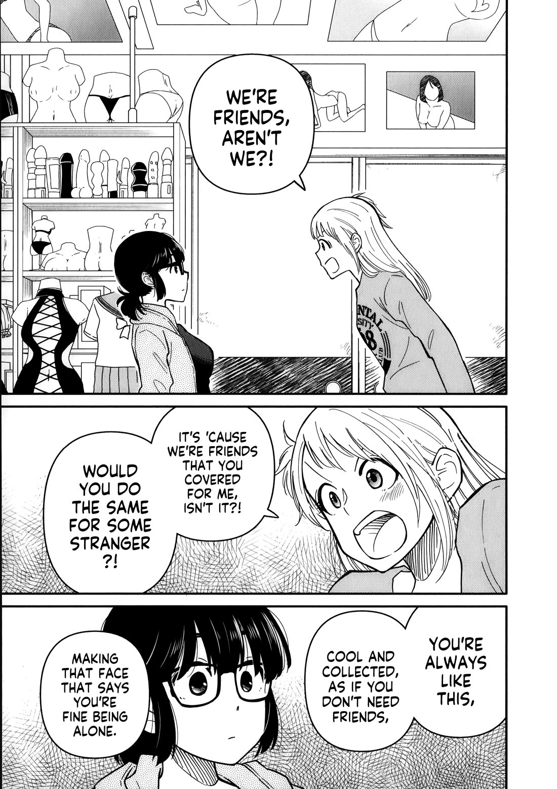 Joshi-man Chapter 13 page 19 - Chapter 13: A Highschool Girl Butts Heads With an Eromanga Artist.