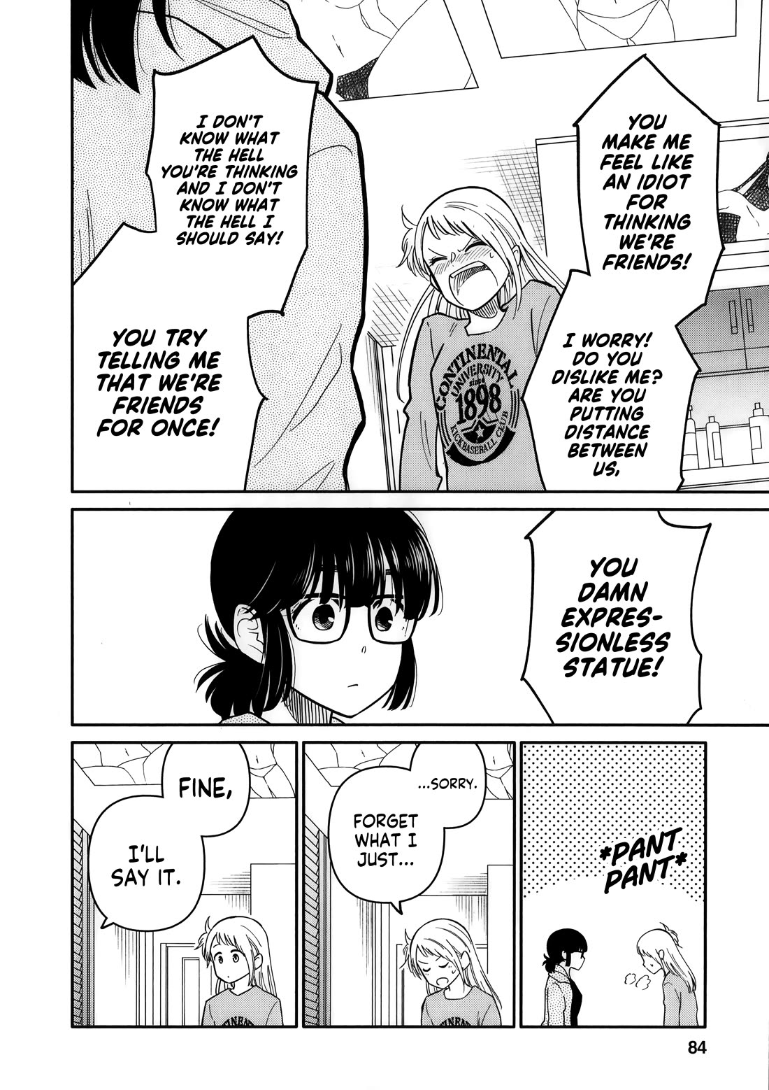 Joshi-man Chapter 13 page 20 - Chapter 13: A Highschool Girl Butts Heads With an Eromanga Artist.