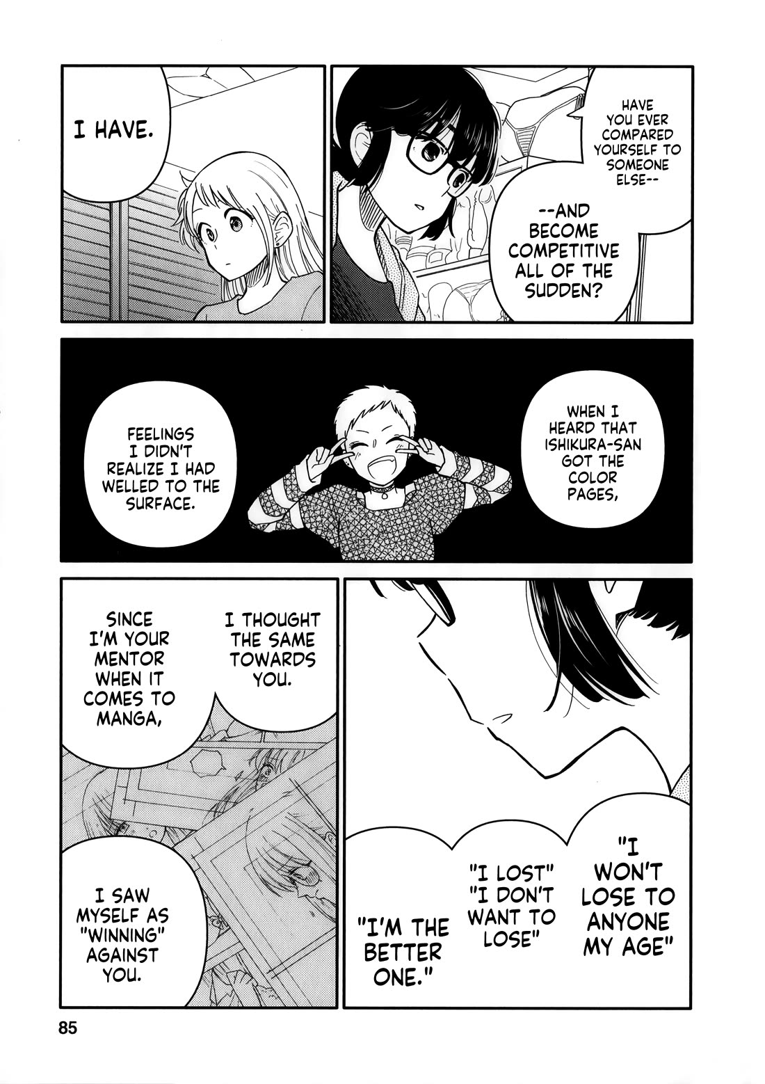 Joshi-man Chapter 13 page 21 - Chapter 13: A Highschool Girl Butts Heads With an Eromanga Artist.