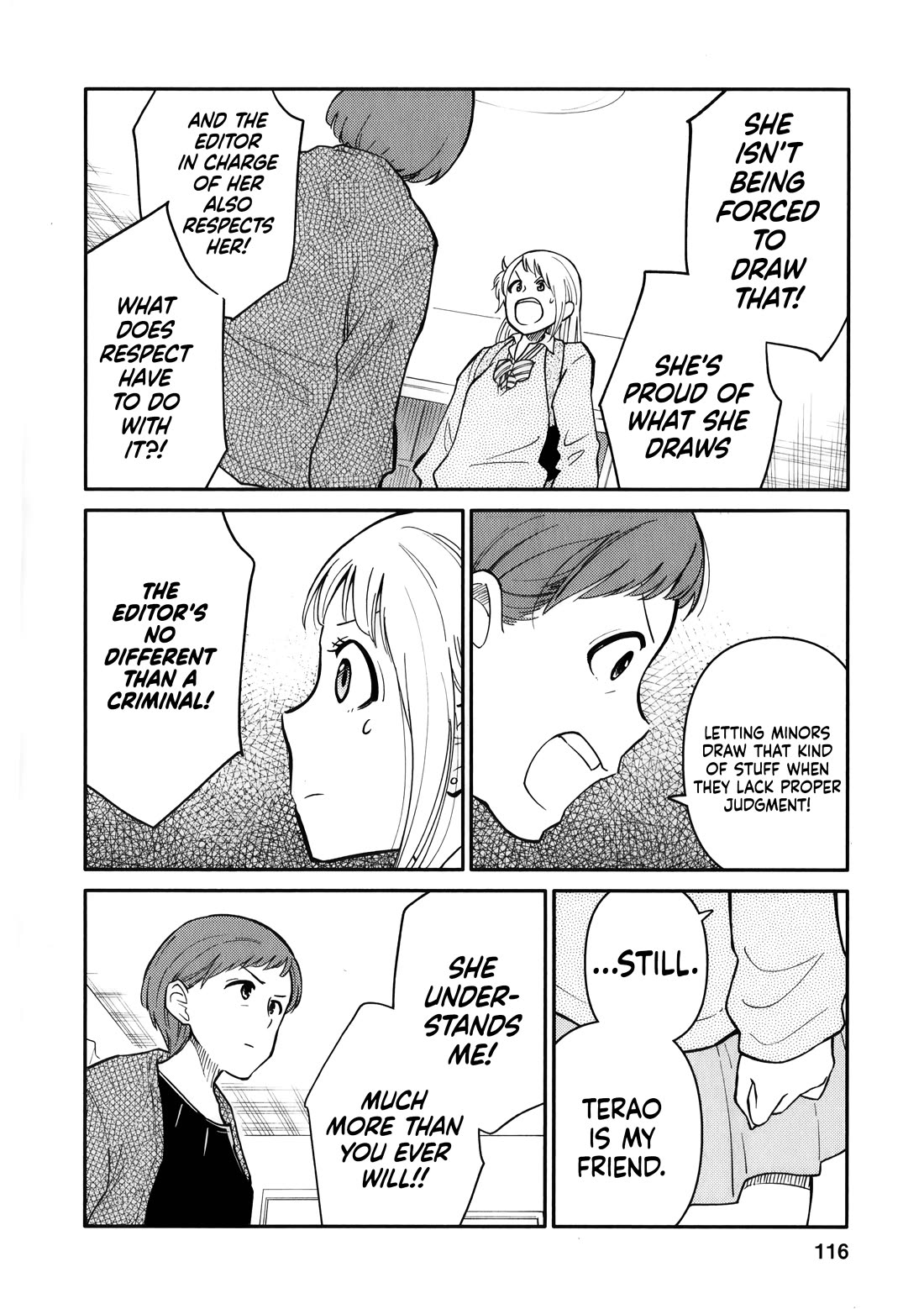 Joshi-man Chapter 14 page 18 - Chapter 14: A Highschool Girl is Unable to Draw Eromanga