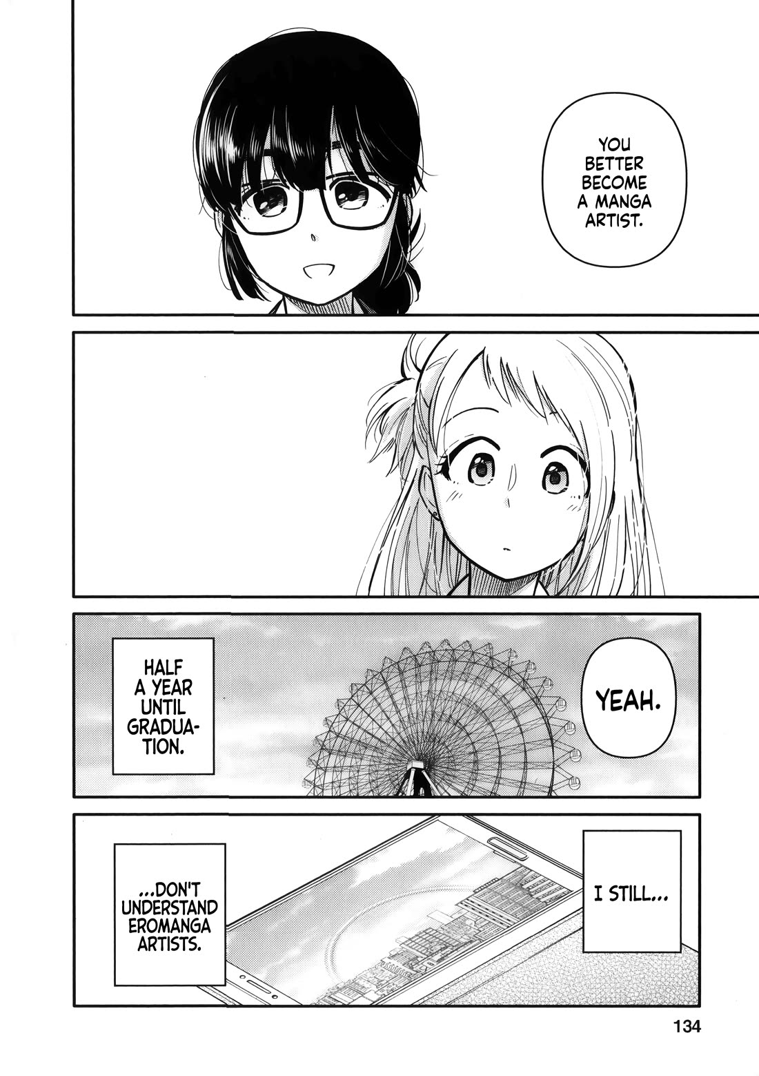 Joshi-man Chapter 14 page 35 - Chapter 14: A Highschool Girl is Unable to Draw Eromanga