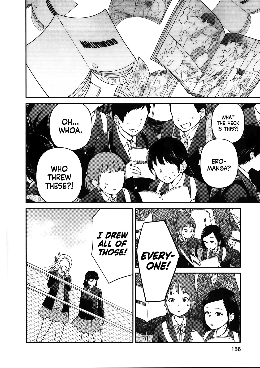 Joshi-man Chapter 15 page 22 - Chapter 15: Final Chapter: Two Young Women Draw Eromanga [END]