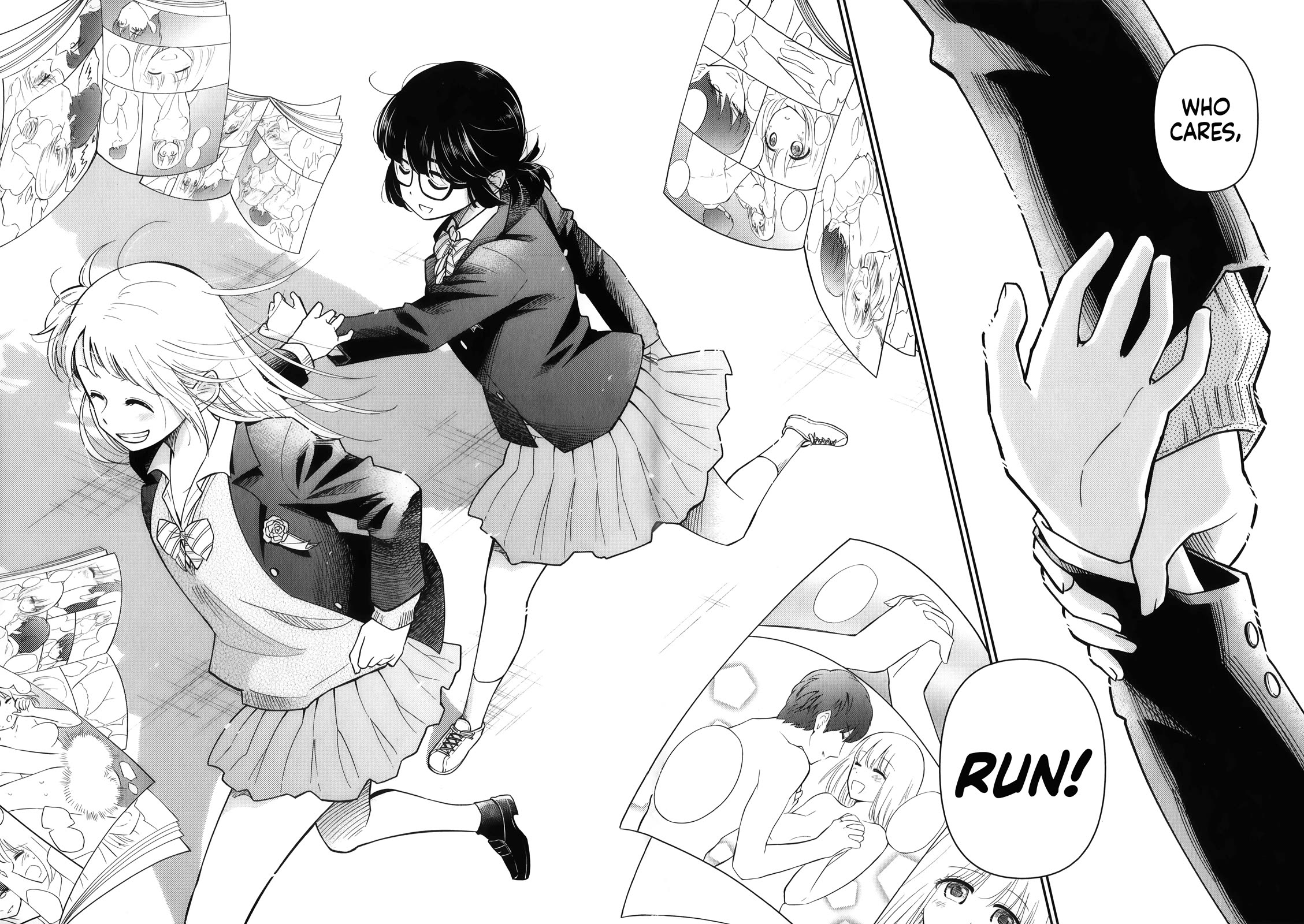 Joshi-man Chapter 15 page 26 - Chapter 15: Final Chapter: Two Young Women Draw Eromanga [END]