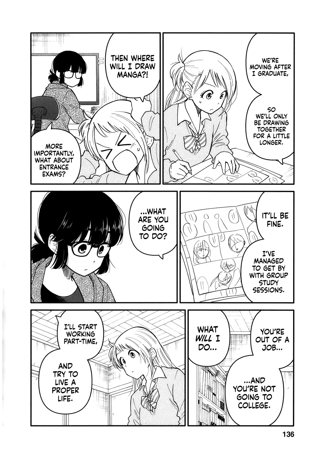 Joshi-man Chapter 15 page 3 - Chapter 15: Final Chapter: Two Young Women Draw Eromanga [END]