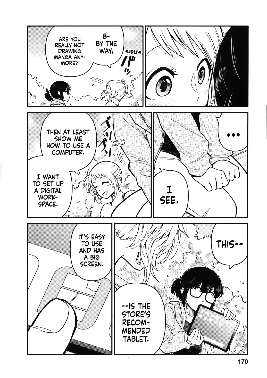 Joshi-man Chapter 15 page 35 - Chapter 15: Final Chapter: Two Young Women Draw Eromanga [END]