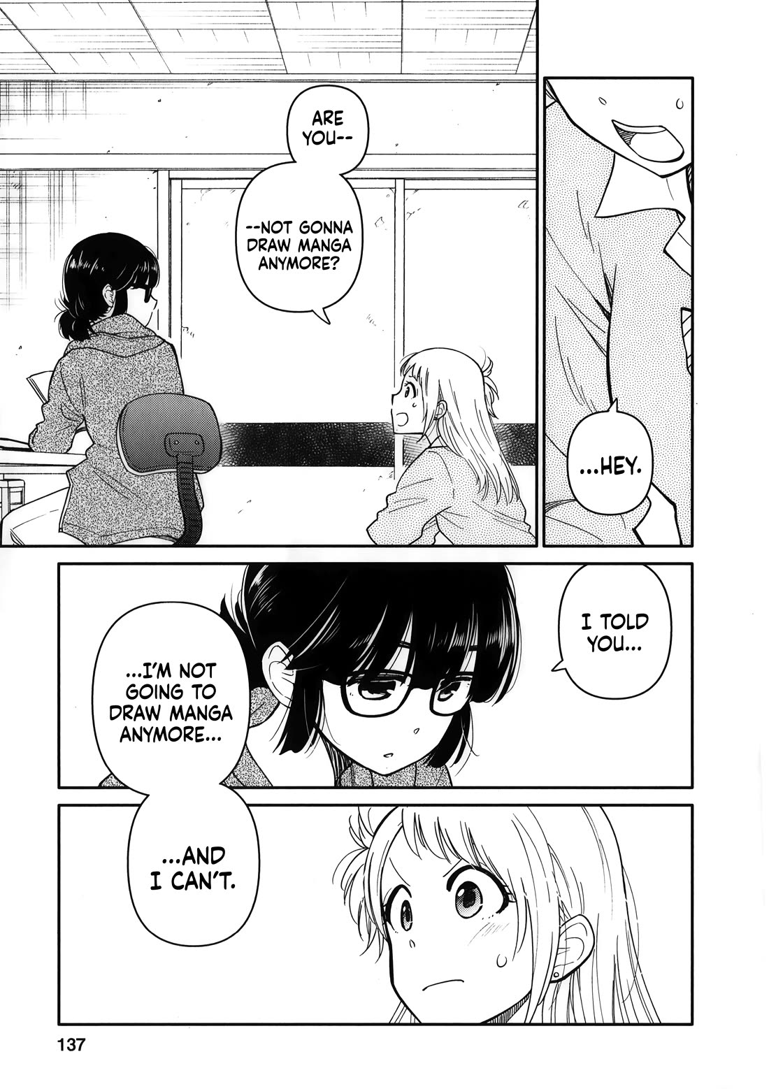 Joshi-man Chapter 15 page 4 - Chapter 15: Final Chapter: Two Young Women Draw Eromanga [END]