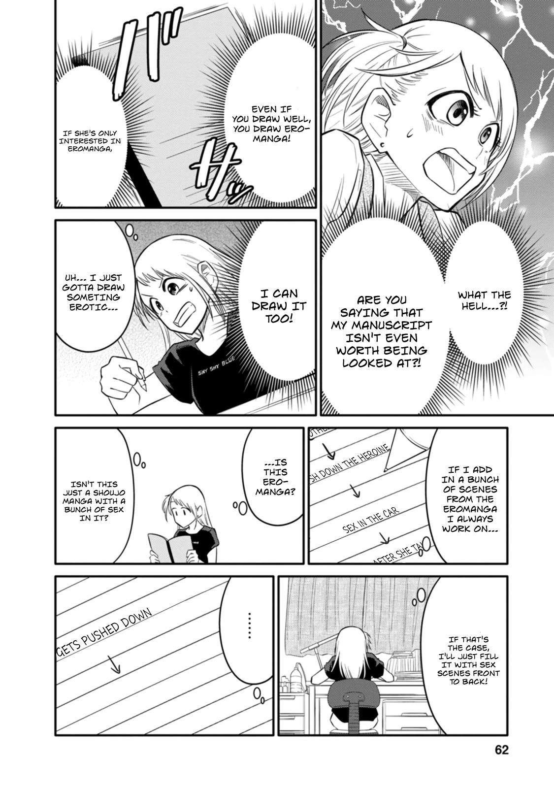 Joshi-man Chapter 2 page 10 - Chapter 2: High School Girls Worry About Eromanga