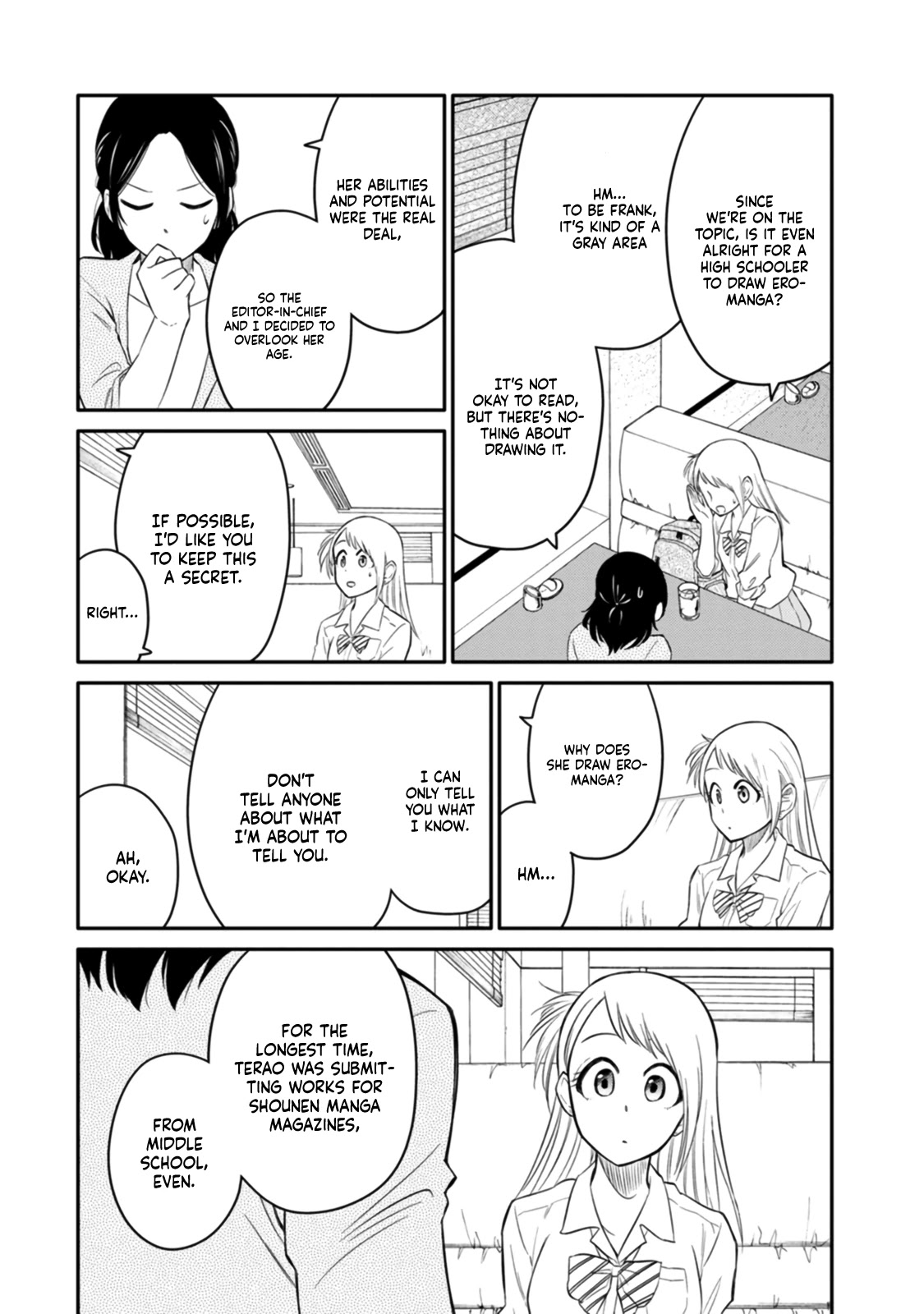 Joshi-man Chapter 2 page 17 - Chapter 2: High School Girls Worry About Eromanga