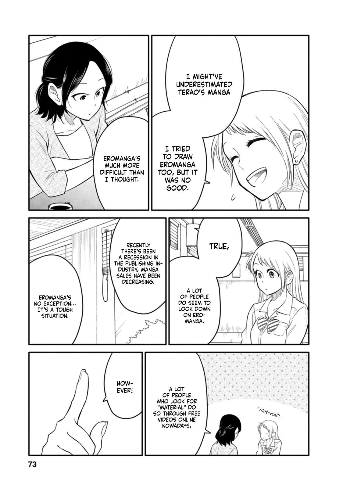 Joshi-man Chapter 2 page 21 - Chapter 2: High School Girls Worry About Eromanga