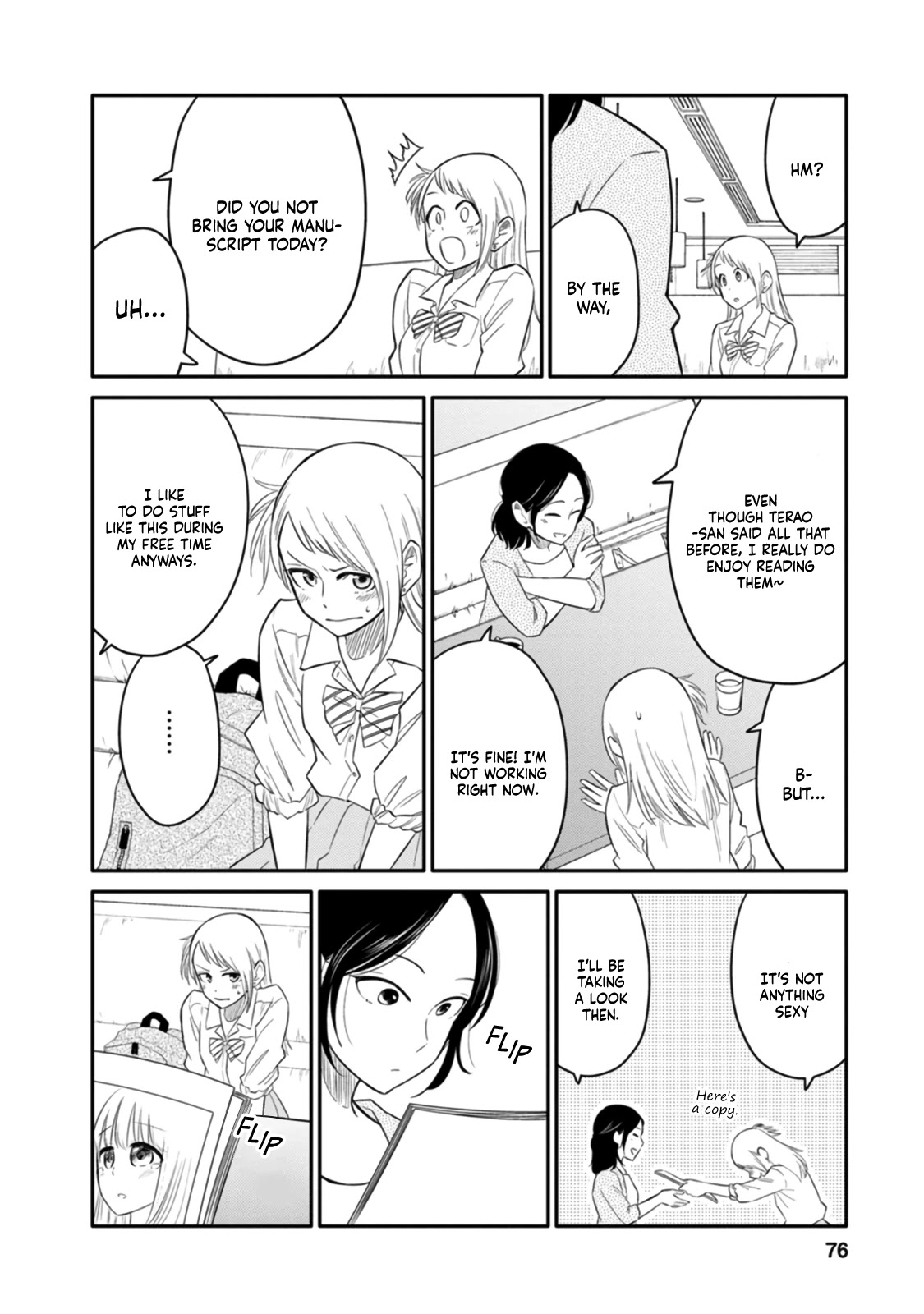 Joshi-man Chapter 2 page 24 - Chapter 2: High School Girls Worry About Eromanga