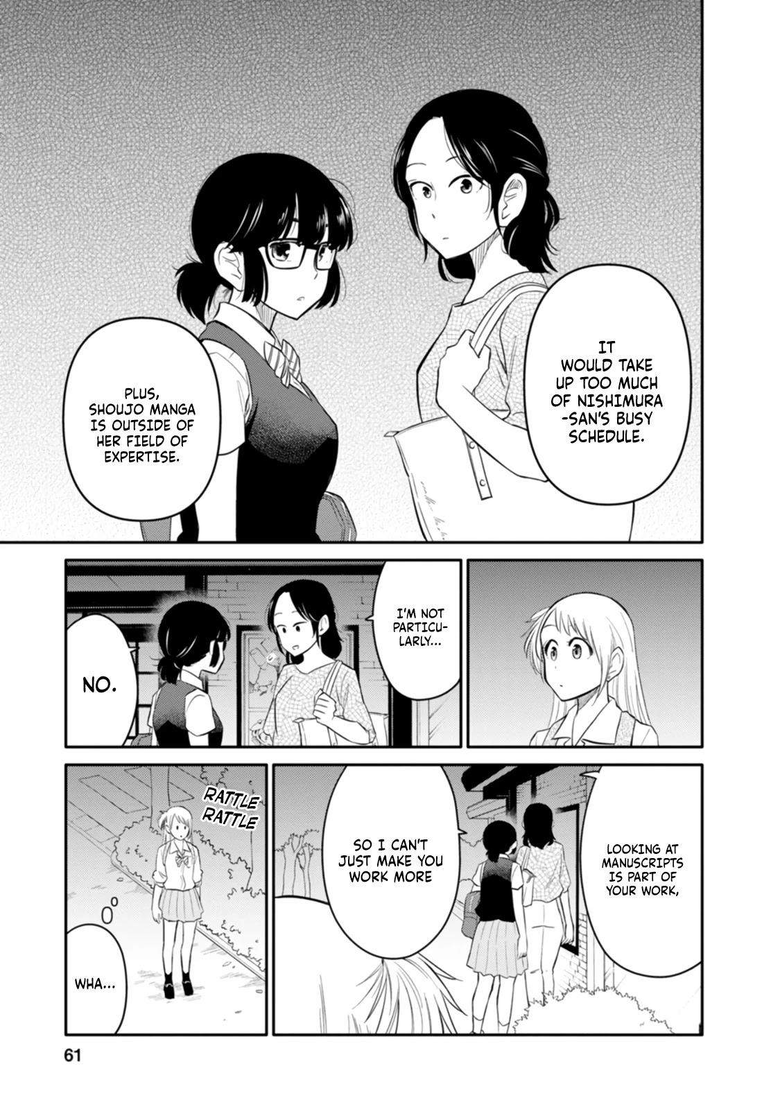 Joshi-man Chapter 2 page 9 - Chapter 2: High School Girls Worry About Eromanga