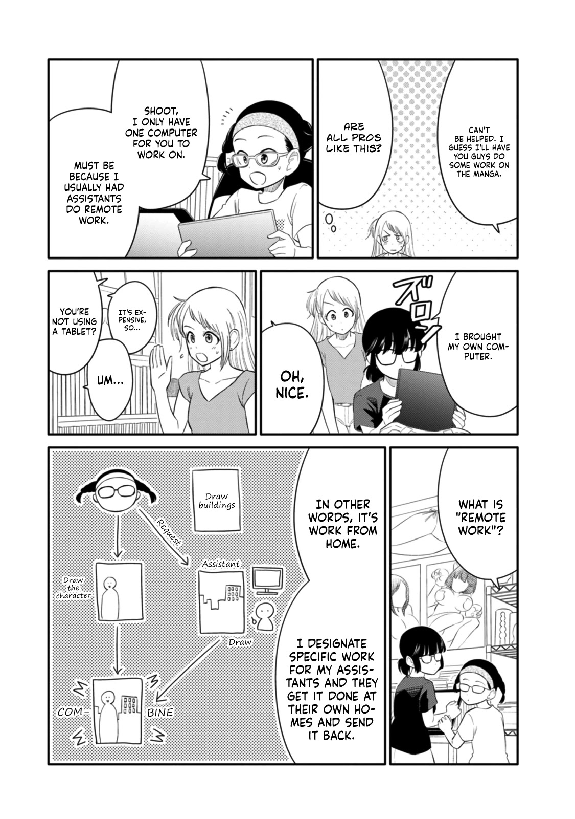 Joshi-man Chapter 3 page 11 - Chapter 3: A highschool Girl Helps With Eromanga